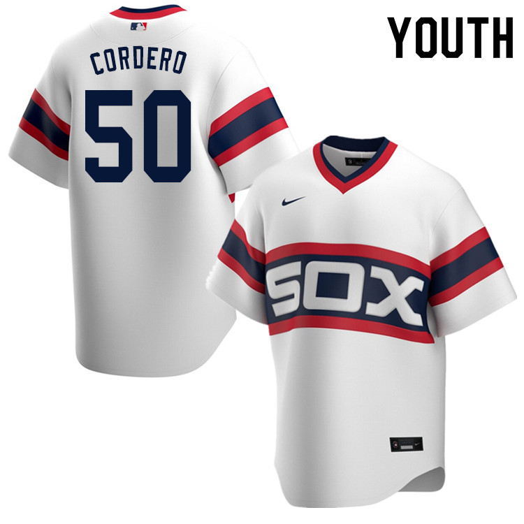 Nike Youth #50 Jimmy Cordero Chicago White Sox Baseball Jerseys Sale-White